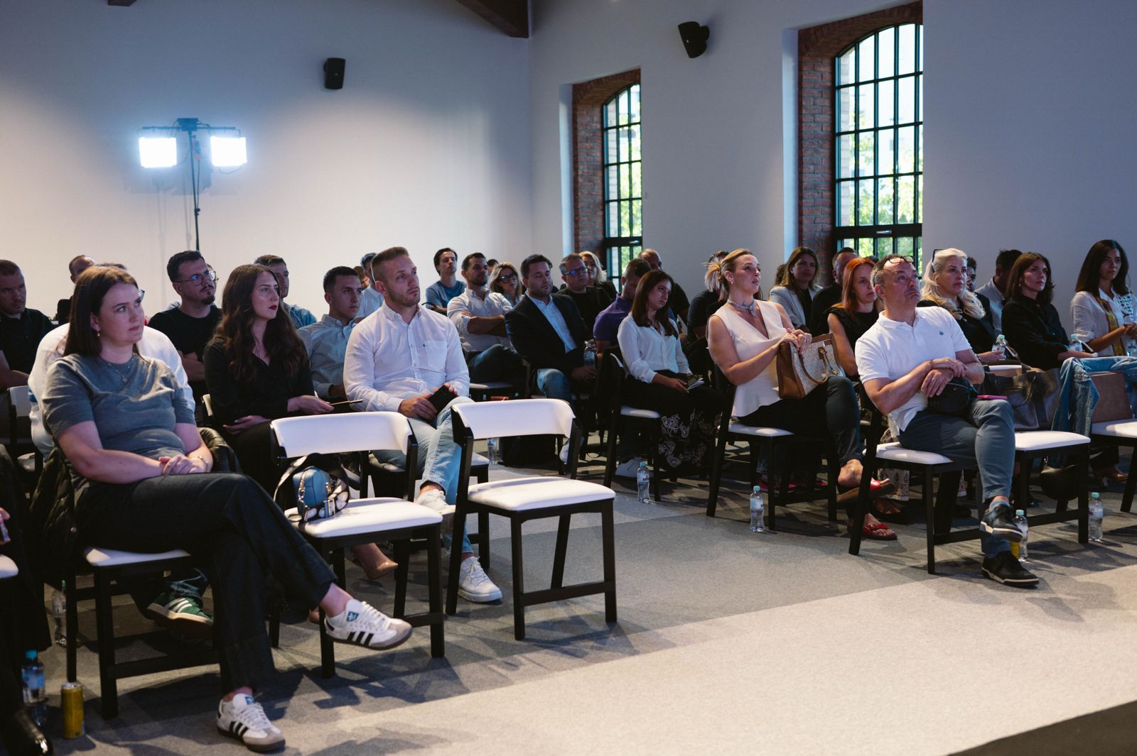 Dealion members at a closed-door assembly